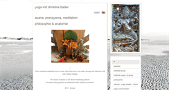 Desktop Screenshot of christineyoga.de